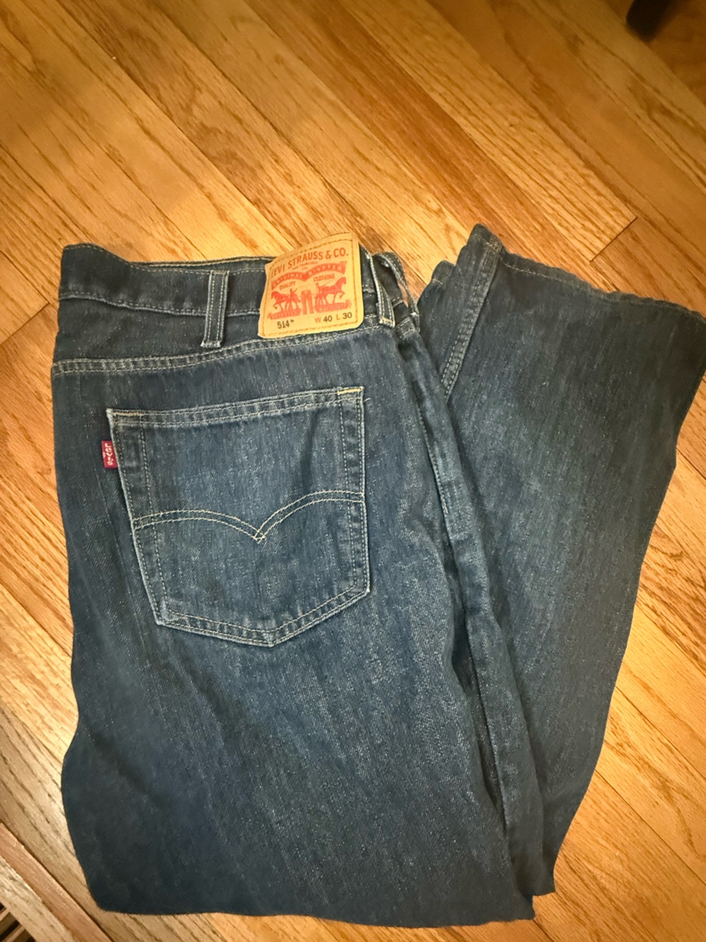 Levi's Men's Dark Blue Straight Jeans